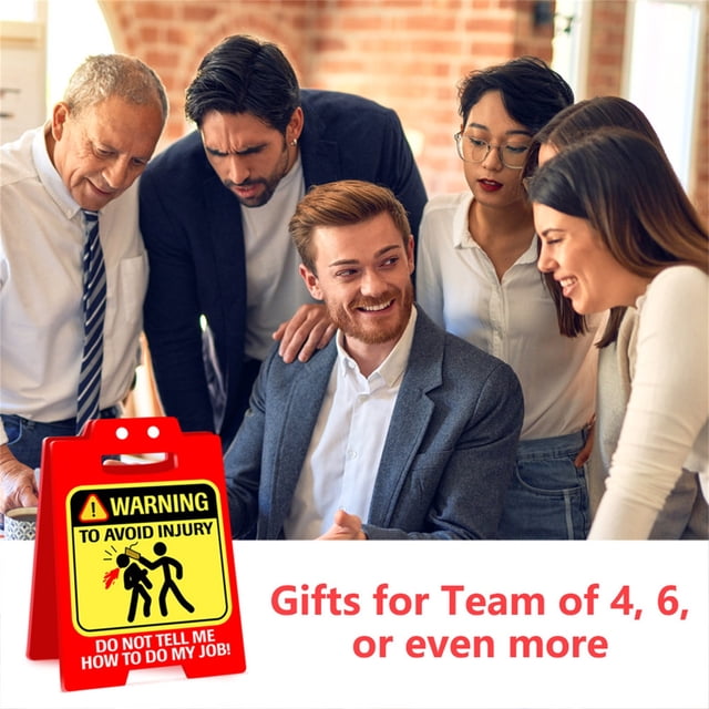 Fiudx Letrero Acrílico para Escritorio, Decoración Humorística y Motivadora para La Oficina, Recordatorio de Ánimo para El Trabajo, Regalo Único para Compañeros, Inspiración para La Oficina En Casa,