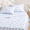 Light Blue-Queen, variant on Sage Green King Size 4-Piece Botanical Printed Bedding Sheet Set