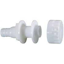 Attwood Corporation 3886-3 White Thru-Hull Connector with Strainer