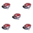 thumbnail image 2 of Youkk Vélo Ajustable pour Hommes - Résistance aux Impacts Texture Douce Doublure Confortable Léger Poids Léger Maille Rouge Blanc Ensemble de 5, 2 of 6