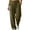 Army Green, variant on ClodeEU Women's Drawstring Elastic Waist Jogger Pants,Casual Loose Solid Color Pant With Pockets ,Women's Plus L