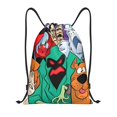 thumbnail image 1 of Zufioo Sac de Sport Imprimé Scooby-Doo Sac à Cordon de Gym Lavable en Machine Sac à Dos à Cordon Robuste pour Hommes Femmes-Moyen, 1 of 6