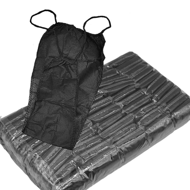 100x Mujeres Desechables Bragas De Tanga Envueltas Individualmente Para Spa Negro Sunnimix Bragas desechables