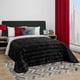 thumbnail image 2 of Cobertor con Borrega King Size Negro Elefantito Caviar Térmico, 2 of 3