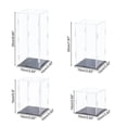 4 Set 4 Style Acrylic Display Box for Model Toy Display Mixed Color 1 ...