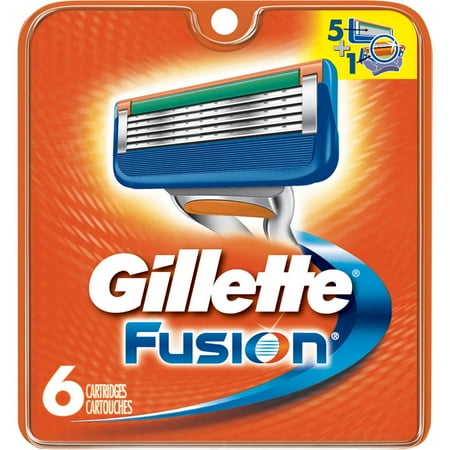 Gillette Fusion Razor Cartridge Refills, 6 count