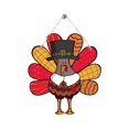 thumbnail image 2 of Turkey Feathers Hanging Wall Decor, Fall Door Decorations with Colorful Cardstock, Thanksgiving Decorations for Front Door, Photo Prop for Party, 9 Inch, 1 Pack, 2 of 5