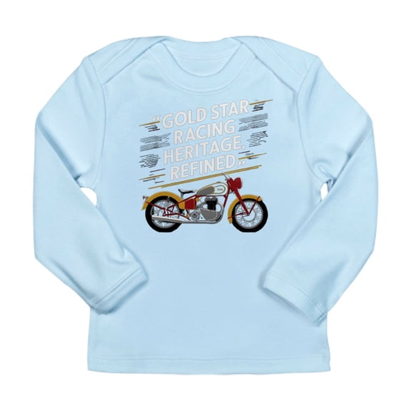 CafePress - Gold Star Racing Heritage Refined Long Sleeve Infant T Shirt - Long Sleeve Infant T-Shirt