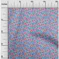 thumbnail image 2 of oneOone Velvet Light Blue Fabric Tropical Sewing Craft Projects Fabric Prints By Yard 58 Inch Wide, 2 of 5