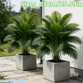 thumbnail image 3 of 2 Large Artificial Green Palm Trees UV Resistant No Maintenance Required for Outdoor Decoration Homes Hotels Decorative  Nature Ornaments Plants Room, 3 of 10