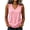 Pink -AT25, variant on Dwellite Women's Tank Tops Loose Fit V Neck Summer Flowy Basic Casual Sleeveless Business Work Tops Gray M
