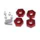 thumbnail image 1 of Bujes de accionamiento de aluminio de 5.0 mm con rueda mm con tornillos para HSP HPI 1/10 RC Car Baoblaze Cubos Hexagonales de Rueda de Coche RC, 1 of 6