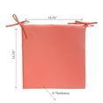 thumbnail image 2 of Solid Outdoor Chairpad Orange - Set of 2, 2 of 2