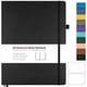 thumbnail image 1 of Cuaderno MALEDEN A4 21x28 cm Tapa dura de cuero PU Negra, 1 of 6