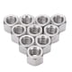 thumbnail image 3 of Whataatahia 10 tuercas de acoplamiento hexagonales M12 de acero inoxidable, conector de varilla, tuerca de rosca hembra, 3 of 8