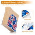thumbnail image 5 of Yayeee Napkin Holder for Table Set of 2 Kitchen Paper Tissue Organization, Pink Flowers Pattern, 5 of 8