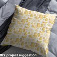 thumbnail image 2 of Homewish Merry Xmas Fabric by the Yard 2 Yard,Cute Snowman Christmas Stocking Room Decor Fabric by the Yard,Yellow White Fabric for Sewing For Girls Kids,Microfiber Bedroom Decor, 2 of 6