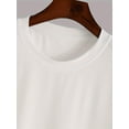 thumbnail image 4 of Men's Summer Casual T-Shirt with Unique Print Design - Soft Polyester Blend, Stretch Fit, Round Neck, Non-Transparent - Perfect for Daily Wear & Vacations Tee For Adult, Men, Women, Teen, Teenager, A, 4 of 6