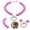 E-Hot Pink, variant on 2024 New Pearls and Diamonds Dog Sequin Bow Tie Pet Collar Pet Dog Chain Foggy Dog Bow Tie Cat Collar Adjustable Dog Cat Call Bell Collar Diamond Flash Dog Bow Ties for Small Dogs Collar
