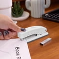 thumbnail image 3 of Stapler, Cub Compact Desktop Stapler, 20 Sheet Capacity, Metal, Arctic White (S701067), 3 of 4
