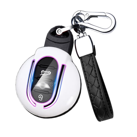 TPU Key Fob Cover with Keychains for BMW Mini COOPERS ONE JCW F56 F55 F54 F57 F60 R55 R56 R57 R58 R59 R60 S Roadster