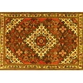 thumbnail image 1 of Ahgly Company Indoor Rectangle Persian Yellow Traditional Area Rugs, 5' x 8', 1 of 4