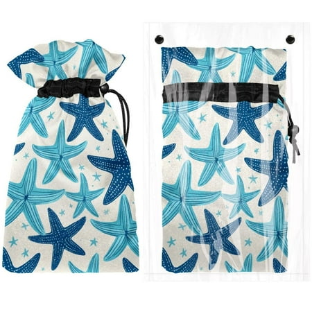 

Josid Stars Pattern Reusable Outdoor Faucet Insulation Covers Waterproof and Freeze-Resistant Spigot Protector Bags 2 Pack 11 x 6.9