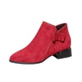 thumbnail image 3 of EKVAHL Ankle Boots for Women Low Heel Fall Ankle Boots Shoes Comfortable Vintage Casual Short Boot Fashion Dress Booties with Side Zipper Womens Western Winter Shoes, 3 of 4