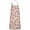 Pink Cow Bell, variant on White Cow Head Dot Pattern Apron-Garden Aprons for Women with Pockets-Cotton Linen Waterproof Kitchen Cooking Gardening Aprons Adjustable for Kitchen,Cooking,BBQ and Salon 33x27 Inch