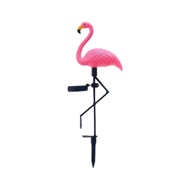 Flamencos Rosados Claros Cateissary Enchufables de Plástico Solar para el Césped Iluminación y Accesorios Paquete Individual
