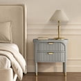 thumbnail image 2 of Park Contemporary 24" Nightstand in Gray (2-Drawer), 2 of 9