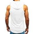thumbnail image 4 of Lolmot Men's Tank Top Sport Fitness Muscle Print Sleeveless Hooded Bodybuilding Tops with Pocket Summer Tight-Drying Tops Hoodies Male Vest, 4 of 5
