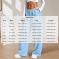 thumbnail image 4 of Sweatpants for Women Plus Size Winter Solid Color Elastic Waist Warm Pants Athletic Wide Leg Drawstring Trousers with Pockets, 4 of 8