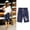 Navy, variant on Amzcrzy Shorts Women Summer Shorts for Women Printed Women’s Elastic Waist For Casual with Casual Pockets Half Shorts Pants Womens Shorts