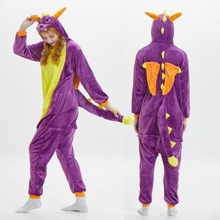 

Aueoe Robes For Women Womens Robes Long Women Flannel Cartoon Animal One-Piece Pajamas Lovely Keep Warm Pajamas Clearance