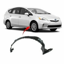 DCP Fender Liner Passenger Side for Toyota Prius 2010-2015 TO1249158 5387547030