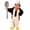 Outfit with Hat & Spoon, variant on Kawaii Penguin Onesie Pajamas - Soft Flannel Fleece Animal Cosplay Costume with Chef Hat & Tie for Stage Performance, Home Party Halloween & Loungewear