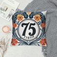 Throw Pillow Cover 75Th 90 Years and Vintage Age Pillowcase Home