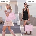 thumbnail image 6 of Large Capacity Tote Bag,Pink Cute French Bulldogs Handbag Fashion Luxury Tote Bag,15.7"x13"x 5.1" Inches,Laptop Compatible, 6 of 6