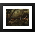 thumbnail image 2 of Giovanni Benedetto Castiglione 24x18 Black Modern Framed Museum Art Print Titled - Jacob's Journey (1633), 2 of 5