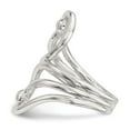 thumbnail image 4 of Auriga Fine Jewelry 925 Sterling Silver Polished Fancy Swirl Ring Size 7 for Women, 4 of 5