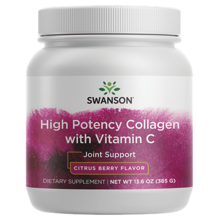 Swanson Joint Health Drink Mix with Fortigel - Natural Citrus Berry 13.6 oz Powder