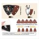 thumbnail image 5 of Kit Almohadillas Lijado para Herramientas Oscilantes 124 Piezas, 2 Almohadillas Lijado Triangulares 3-1/2 Pulgadas, 2 Almohadillas para la Dedo, 120 Piezas Papel Lija, 5 of 5