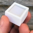 thumbnail image 3 of Exhibidor de Joyas MiniWhite03 5Pzas Blanco 3x3x1.7cm Plástico Interior Terciopelo Joyero., 3 of 5