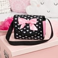 thumbnail image 5 of Trendy Doll Pram in Black & Pink W/ Hearts, Includes Matching Shoulder Bag, Fits Dolls Up to 18", 5 of 6