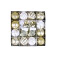 thumbnail image 3 of PONPRNGY Christmas Ball 44pc Set of Painted Plastic Electroplated Balls for Christmas Decoration, 3 of 4
