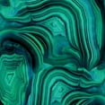 thumbnail image 3 of Carson, Danielle 12x12 Black Modern Framed Museum Art Print Titled - Malachite in Green and Blue, 3 of 5