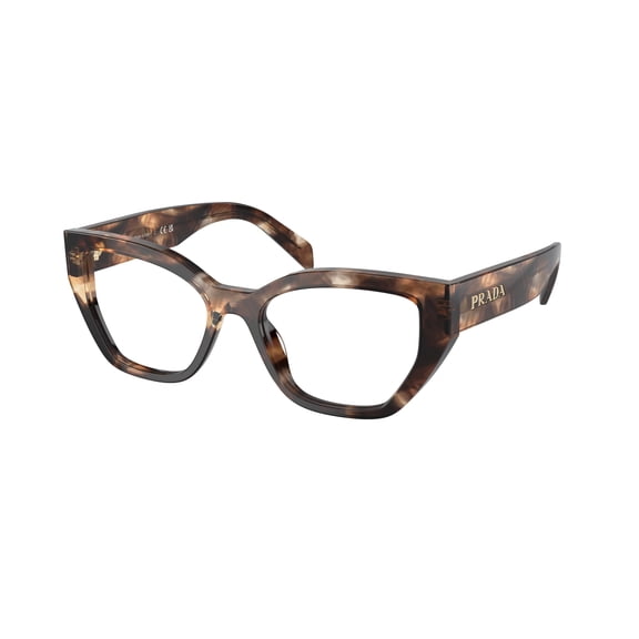 Prada Women's Pr A16v Cat-Eye Acetate Optical Frames Brown