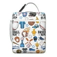 thumbnail image 5 of Team Sports Lunch Box Gift Set - Insulated Cooler Bag for Baseball, Football, Basketball, Volleyball Fans - Personalized Team Meal Tote Idea, 5 of 6