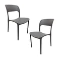 thumbnail image 1 of Sillas De Plastico Apilables Inngroup 2 Piezas Para Comedor, 1 of 4